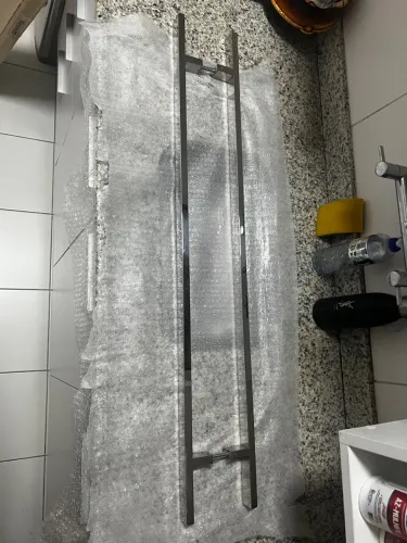 PUXADOR CROMADO LONGO P/PORTA