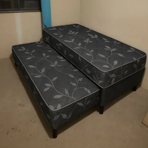Camas Box Solteiro com Colchão Molas - Conforto e Qualidade