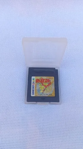 Jogo pokemon Gold original japonês para nintendo Gameboy 