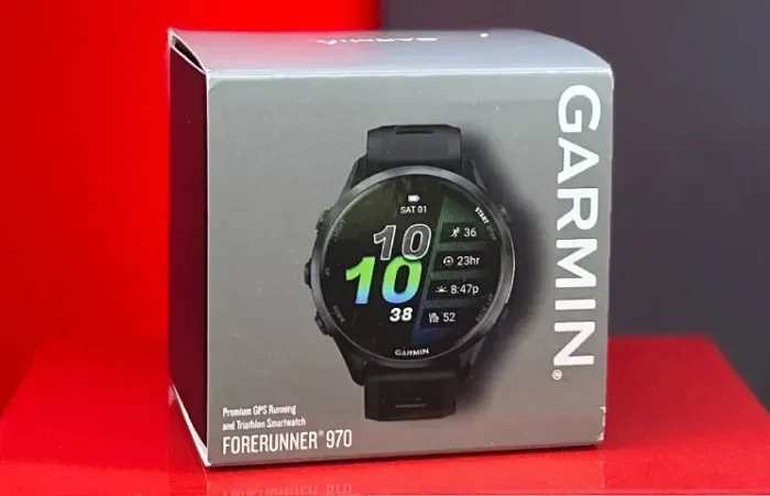 Garmin relogio Forerunner 970 - 010-02969-00 - Black / Whitestone - 47mm - PRODUTO NOVO