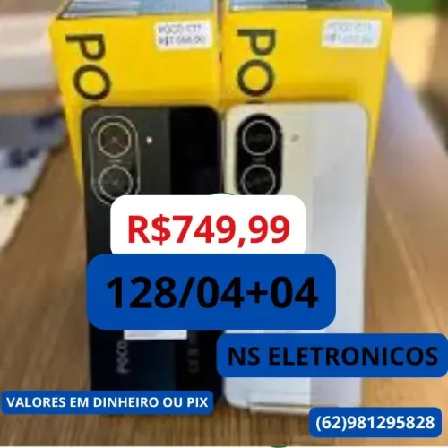 Poco C71 128gb 04+04 virtual extensao novo lacrado Entrega Gratuita