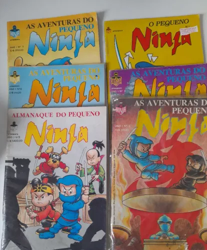 Lote Revistas do Pequeno Ninja - Edição Antiga