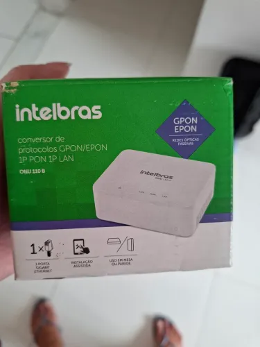 ONU Intelbras GPON/EPON 1P PON 1P LAN