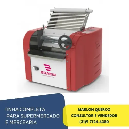 Cilindro de Massas 2,5KG 30CM Braesi