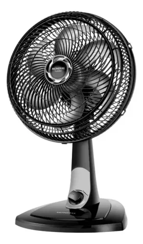 Ventilador Mondial Turbo Silêncio 3 Velocidades 30cm Preto * 220 Volts Zero KM