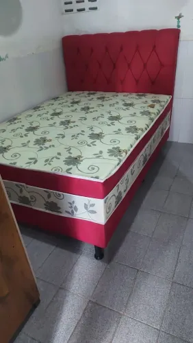 Cama box casal alta acochoada 10cm
