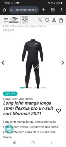 Longjohn roupa de borracha surf