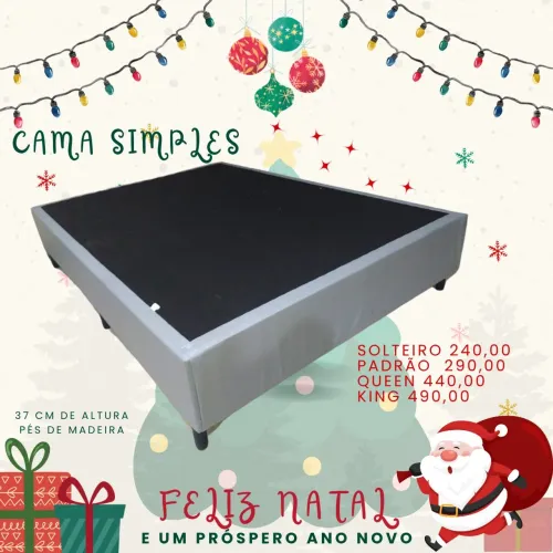 Promoção de cama simples em MDF