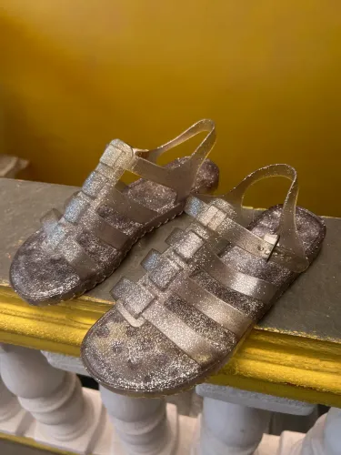 Melissa Flox Prata com Glitter