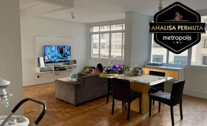 Apartamento à venda, 129 m² por R$ 1.601.000,00 - Higienópolis - São Paulo/SP