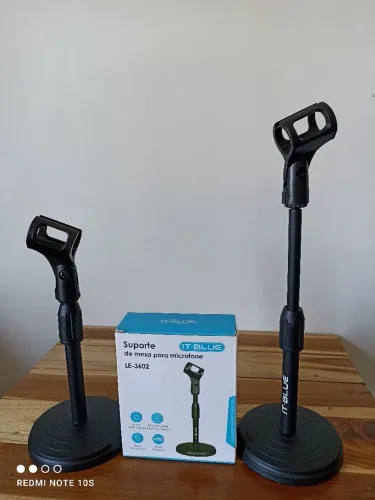 Suporte de Mesa para Microfone IT-BLUE / SUPER PROMOÇÃO 