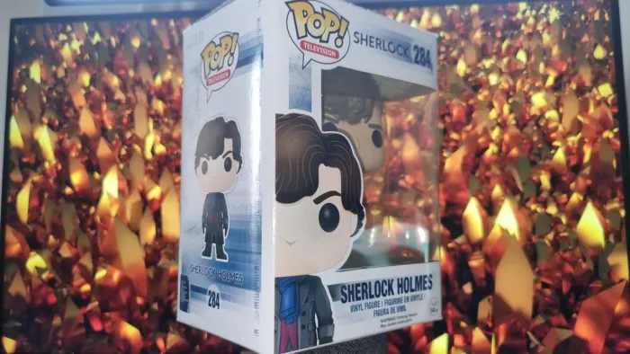 (item raro, vaulted) funko pop! boneco de vinil television bbc sherlock holmes #284