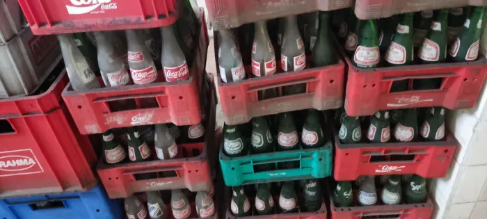 Garrafas de refrigerante