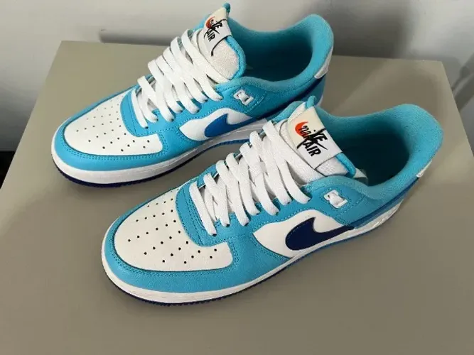 Nike Air Force 1 Low Split Light Photo Blue - Tamanho 40