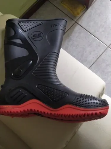 Bota de Motociclista Preta 38