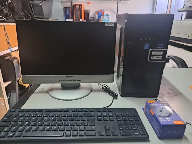 Cpu i3 8GB ddr3 monitor teclado mauser 