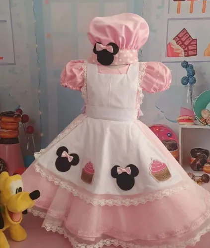 Vestido Confeitaria da Minnie