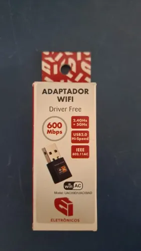 ADAPTADOR WIFI  DRIVER FREE 600 Mbps NOVO LACRADO FRETE GRÁTIS PARA MACEIÓ