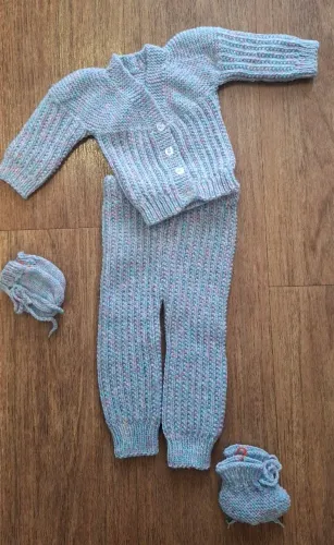 Conjunto tricô novo!