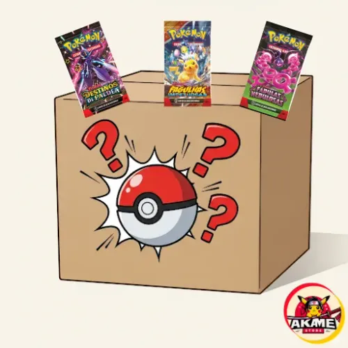 Pokémon Mega Booster Box Surpresa 50 Boosters aleatórios
