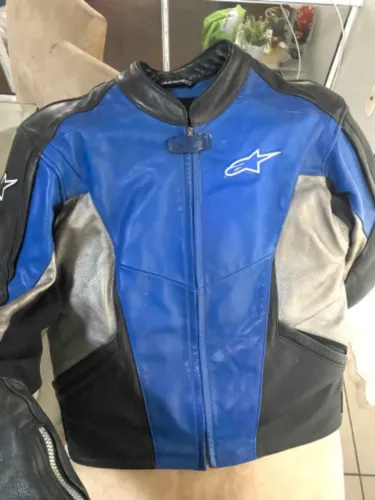 Jaqueta de moto couro 