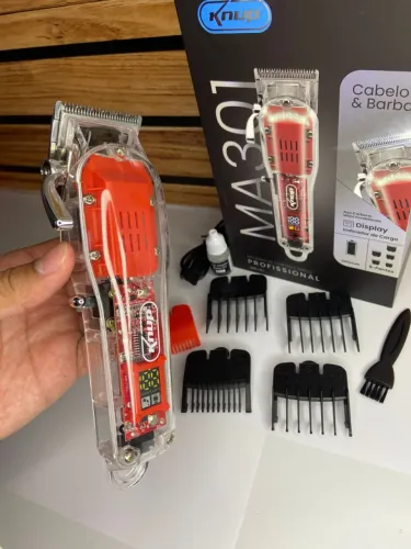 Máquina de Cortar Cabelo sem Fio com Display - MA 301 Knup