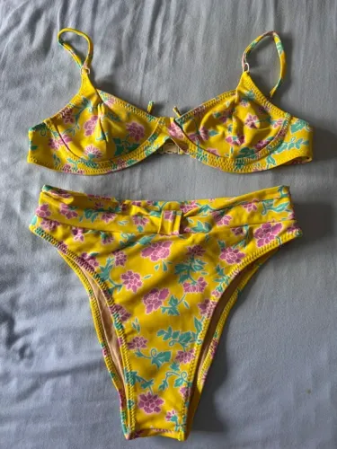 Biquíni Floral Amarelo