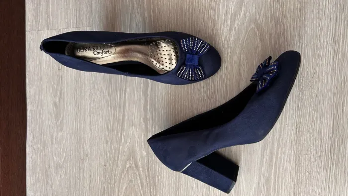 Sapato Azul Marinho Feminino