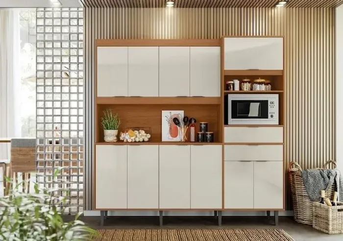 Armário de Cozinha Moderno e Funcional
