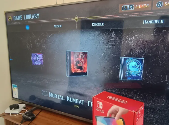 Nintendo switch OLED destravado 