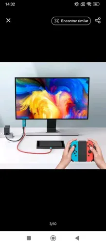 Cabo Alimentaçao Nintendo Switch