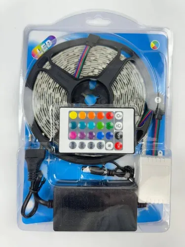 Fita de LED RGB com Controle Remoto - Iluminação Decorativa