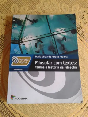 LIVRO FILOSOFAR COM TEXTOS ( NÍVEL MÉDIO COMPLETO )