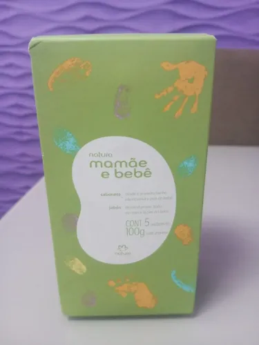 Sabonetes mamãe e bebê de Natura