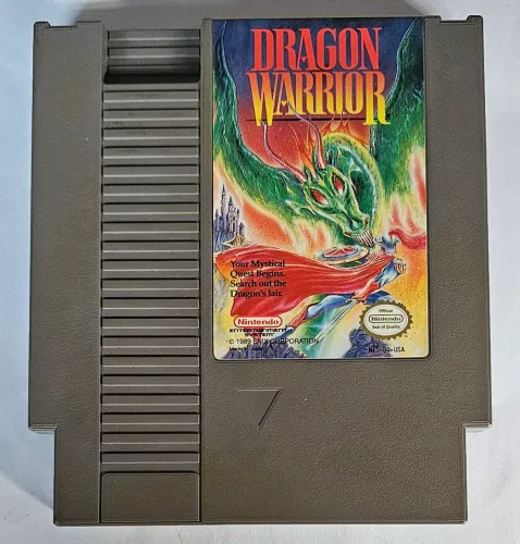 Jogo cartucho Dragon Warrior para NES nintendinho 8bits 