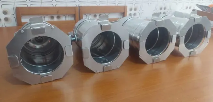 canhão Refletor Luminaria aluminio 4 peças usadas em Ótimo estado