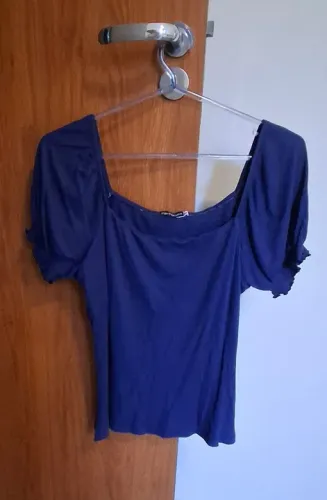 Blusa de Manga Estilo Bufante 