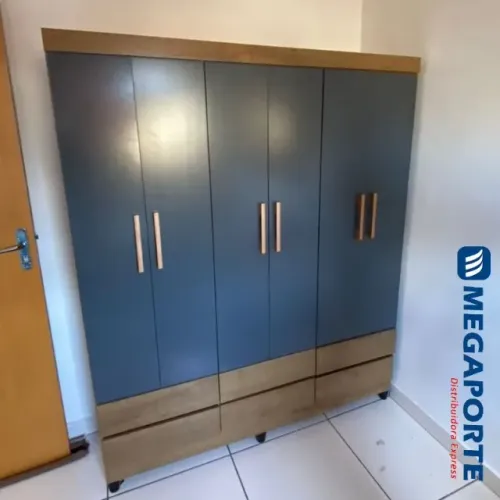 Guarda Roupa de Casal 6 Portas 6 Gavetas (Novo) Entrega Grátis!