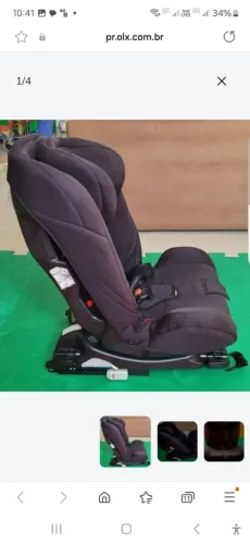 Cadeirinha de Bebê para Carro + protetor solar retrátil + case organizador de carro