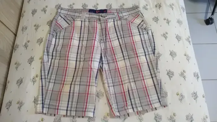 Kit 4 Bermudas Shorts Masculinos Sociais Xadrez (Usado)
