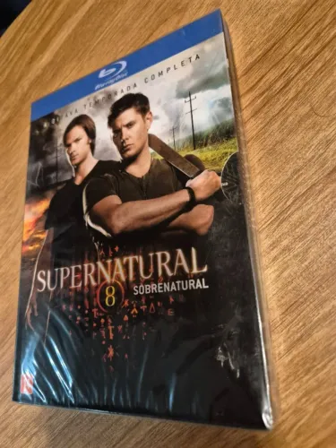 Box Blu-ray Supernatural (Sobrenatural) - A Oitava Temporada Completa - Novo / Lacrado