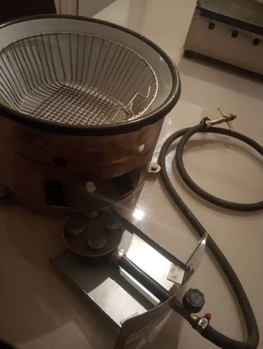 Fritadeira a gás alfa suportel