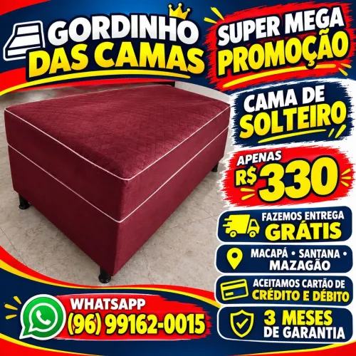 Venha aproveitar promoção de cama de solteiro