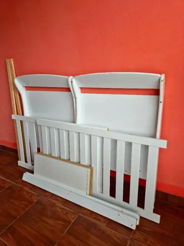BERÇO ESTILO AMERICANO BRANCO 