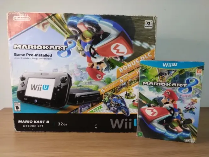 Nintendo Wii U 32gb Deluxe Mario Kart 8