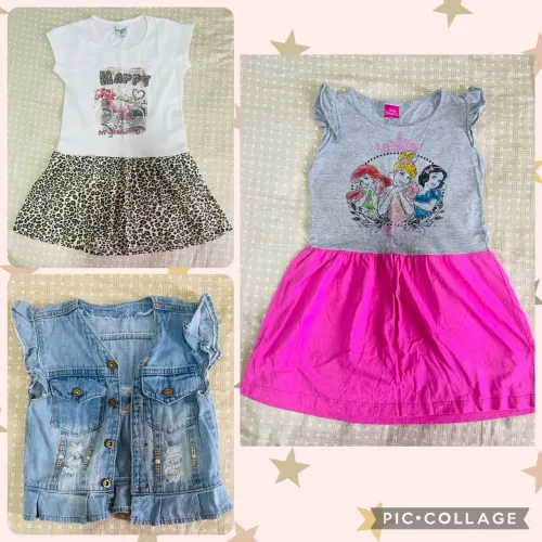 Lote 22 itens / roupas menina 6 anos