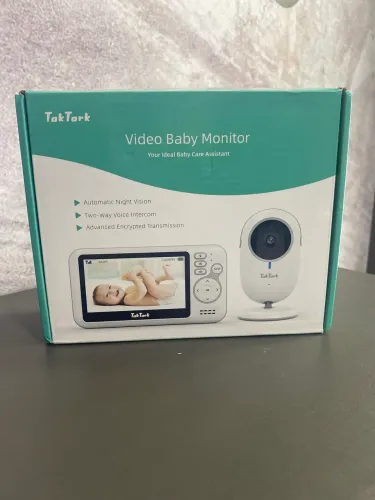 TakTark Babá Eletrônica Câmera, 4.3" Monitor de Bebe, Sem Wi-Fi, 2 Way Audio