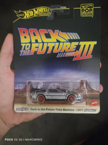 Hot Wheels Premium DeLorean Time Machine - Back to the Future Part III (1985)