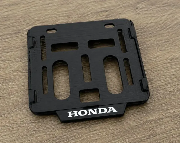 Suporte de placa Mercosul para moto