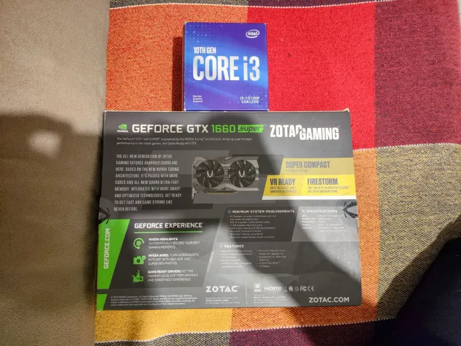 Kit gamer Gtx 1660 super + i3 10100f